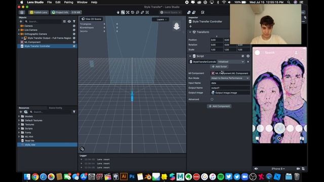 How to Make a "Style Transfer" Lens! - Snapchat Lens Studio Tutorial смотреть онлайн