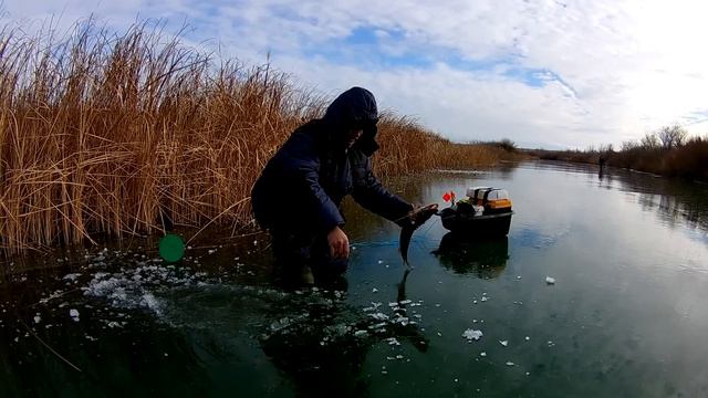 Щука по перволедью на жерлицы. Река Хобда. Рыбалка в Актобе Казахстан