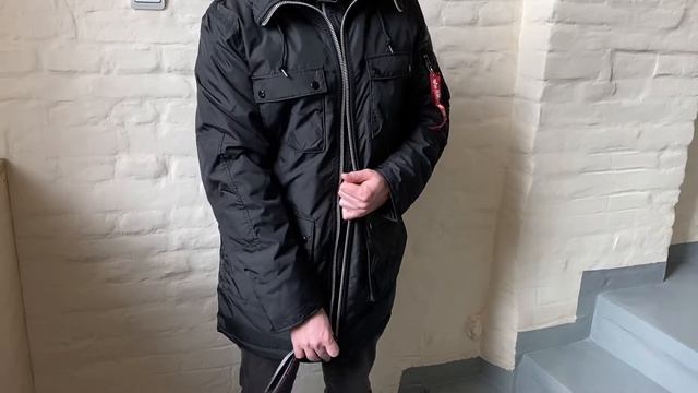Обзор на парку Alpha Industries N-3B Skytrain BLACK смотреть онлайн