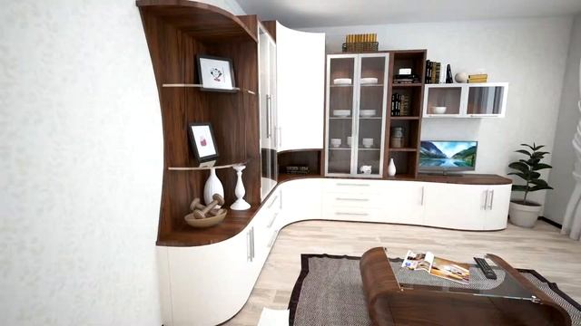 Визуализация анимации корпусной мебели Vizviz.ru