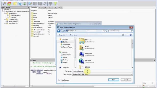 Hướng dẫn Backup và Restore Database PostgreSQL - Liên hệ lấy code:tiem.ptit@gmail.com смотреть онлайн