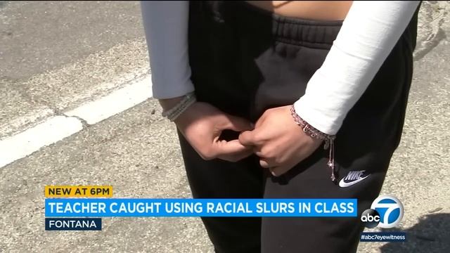 Middle school teacher in Fontana caught on video repeatedly using racial slur in class смотреть онлайн