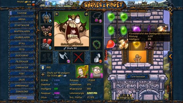 Let's Play SHAKES AND FIDGET [009] - W8 - Happy Slappy der Wischmop смотреть онлайн