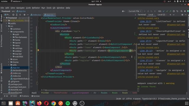 19. Добавление навигации в sidebar Рендерим наше меню динамически в проекте React js смотреть онлайн