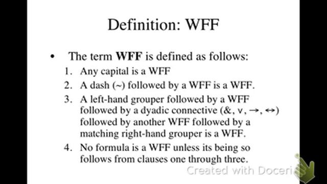 Well formed formulas смотреть онлайн