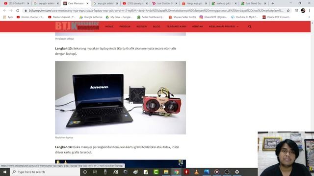 Upgrade Vga Laptop Pake EXP GDC смотреть онлайн