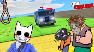 БЫЛО У МЕНЯ 2 ДРУГА САШИ. ОДИН НЕНОРМАЛЬНЫЙ, А ВТОРОЙ ЛЮБИЛ УМИРАТЬ :D УГАРНЫЕ СПУСКИ В GTA 5 ONLINE