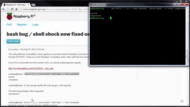 µCast #19: Fixing the Bash Bug in Raspbian смотреть онлайн