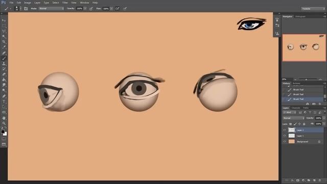 Рисование персонажей (урок #9) | Как рисовать глаза в фотошоп смотреть онлайн