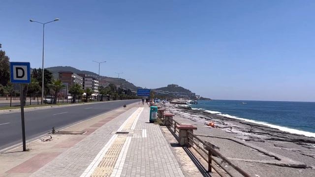 Погода в Турции сегодня. Измеряю температуру воды в море Аланья июнь 2023 смотреть онлайн