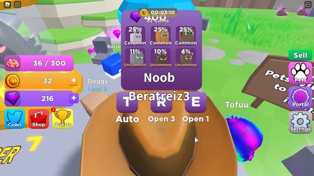 ЧИТЕРСКИЕ БЕСПЛАТНЫЕ ПЕТЫ СИМУЛЯТОР МОЗГА! бустеры и КОДЫ Brain Simulator roblox смотреть онлайн