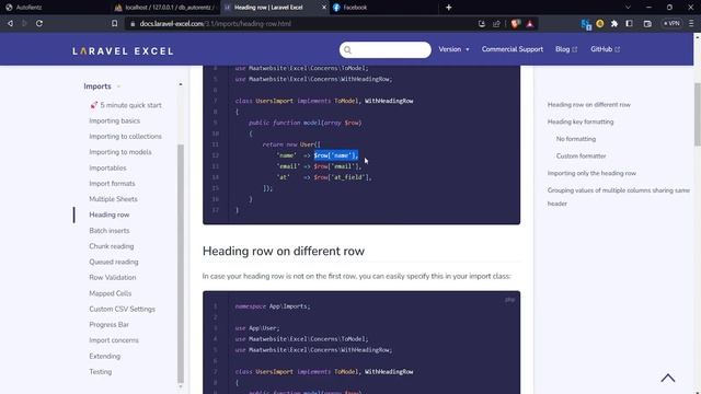Import - Laravel Excel смотреть онлайн