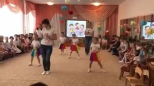 Танец детский сад, чика-рика 3+