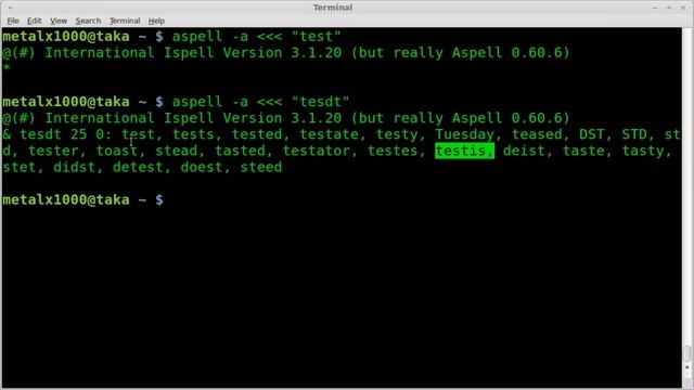 Spell Checking from the Shell - BASH - Linux смотреть онлайн