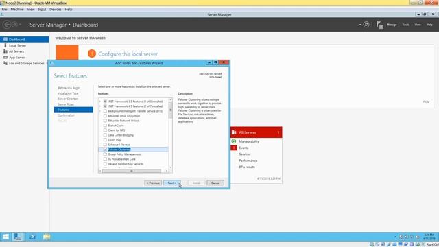 How to set up a Windows failover cluster for SQL server HA on Oracle VM at home Part 1 смотреть онлайн