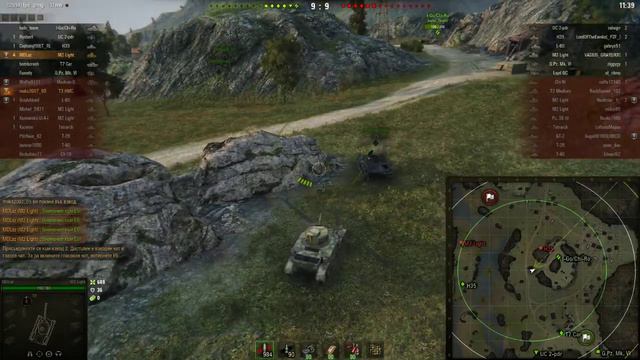 World of Tanks - M2 light - 9 kills and 1200 dmg by MDLaz смотреть онлайн