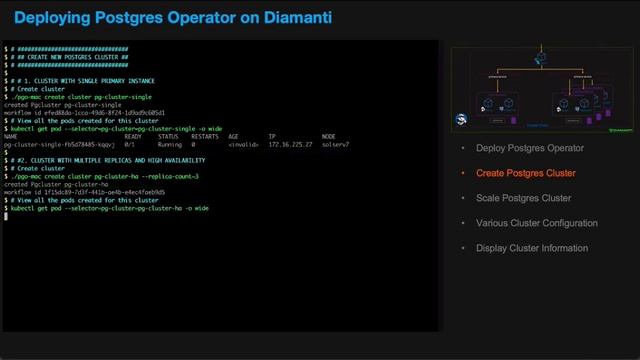 PostgreSQL on Diamanti Demo смотреть онлайн