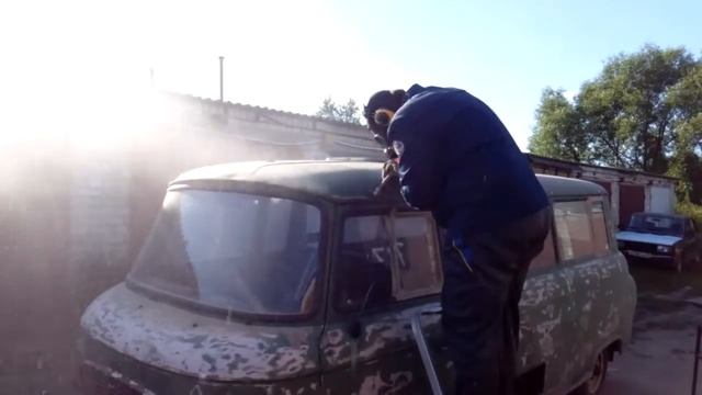 Пескоструйная обработка кузова, ч.4 смотреть онлайн