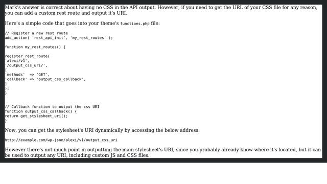 Wordpress: How can I fetch CSS from JSON WP REST API response? (3 Solutions!!) смотреть онлайн