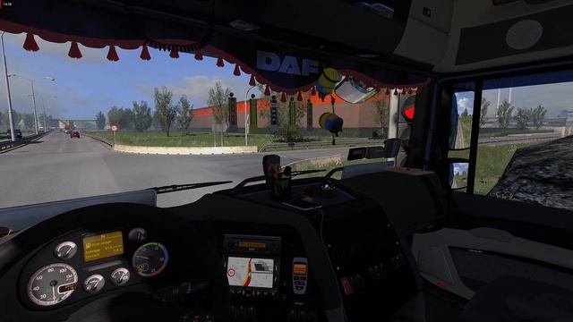[ETS2] Euro Truck Simulator 2 1.33 - Beyond the Baltic Sea - DAF XF 105 - Trailer Krone Container смотреть онлайн