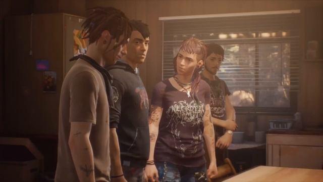 Life is Strange 2, Эпизод 3 "Глушь". 3 Серия: Татуировка Шона и Байки у костра. смотреть онлайн