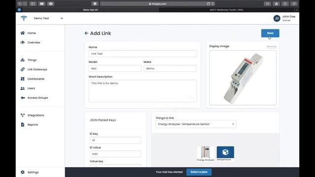 How to add a link gateway | Thingsty смотреть онлайн