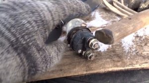 не работает стартер на МТЗ 82\/ремонт втягивающего реле\/вор забрался к кроликам!!!