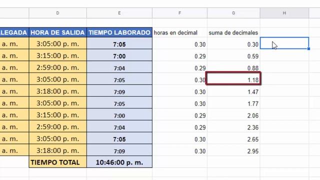 ?Así de sencillo es ➕Sumar horas en Google Sheets y Excel ⏱ смотреть онлайн