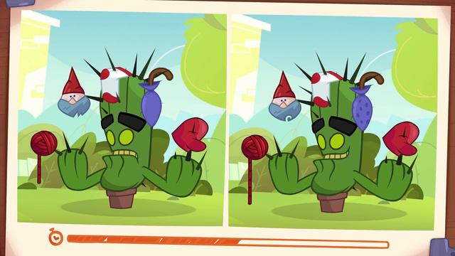 Spot the Difference - Om Nom Stories: Favorite Food (Cut the Rope) смотреть онлайн