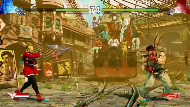 Street Fighter V - краткое представление персонажа - Karin! смотреть онлайн