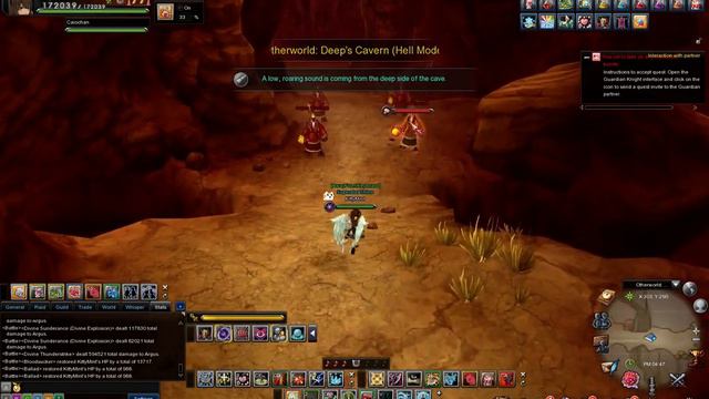 Deep's Cavern Party & Hell Solo - Holysword/Bard - Aura Kingdom смотреть онлайн