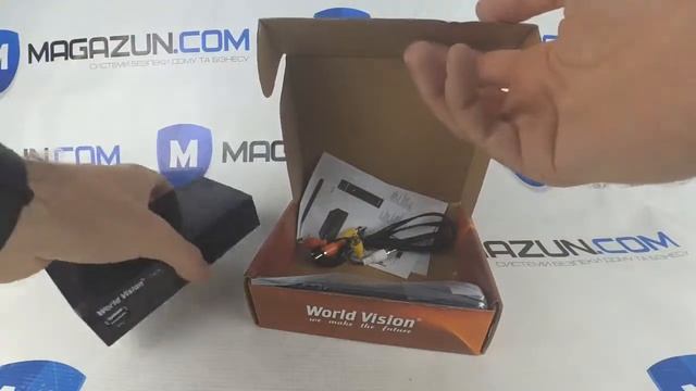 Распаковка ТВ-ТЮНЕРА WORLD VISION T62A смотреть онлайн