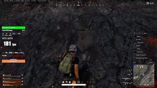 PUBG | RTX 3070 & AMD RYZEN 5 7600X ( ULTRA SETTINGS 1080p ) смотреть онлайн