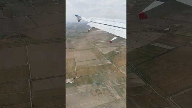 Посадка в аэропорту Ургенч. Airbus A320. Июнь 2018 смотреть онлайн
