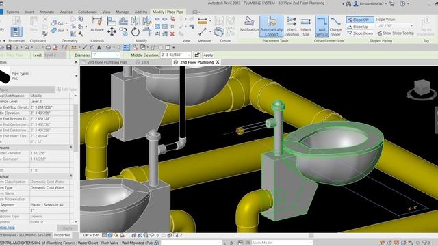 REVIT 2023 FOR MEP - PLUMBING SYSTEM смотреть онлайн