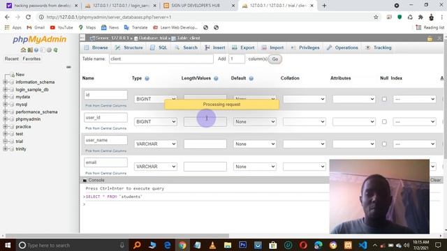 How to create a database and a table in php смотреть онлайн