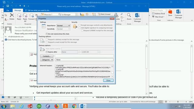 How to view/send message headers in outlook 2016 or 365 смотреть онлайн