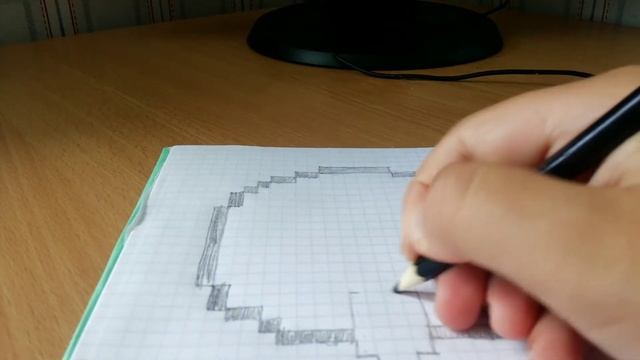 Рисую по клеточкам -Смайлик с язычком смотреть онлайн