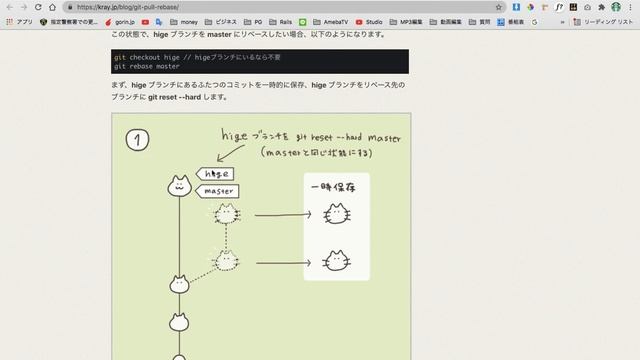 【Git】５分でわかる！ Git Merge Git Rebase ちがい смотреть онлайн