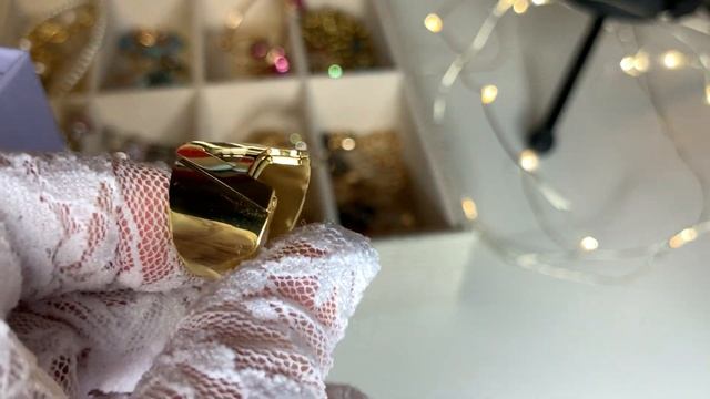 Enfashion Золотой широкий браслет-манжета с буквами и коктейльное кольцо смотреть онлайн