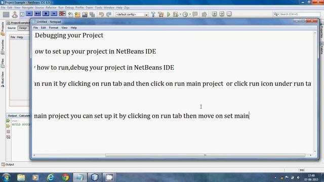 NetBeans Tutorials - Running,Debugging your Project смотреть онлайн