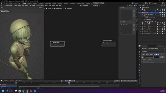 Hair mastery with Nodes - Part 02 - Import particle hairs into Geo Nodes смотреть онлайн