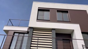 Результат монтажа фасадной панели из ДПК. как выглядит готовый фасад из #ДПК доски спустя год?