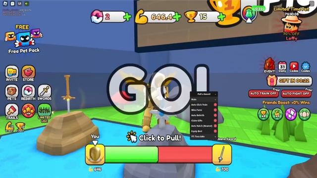 *UPDATED* Pull a Sword Script (PASTEBIN 2023) (GET UGC,WIN ANY BOSS, EGG HATCH, AUTOFARM) смотреть онлайн