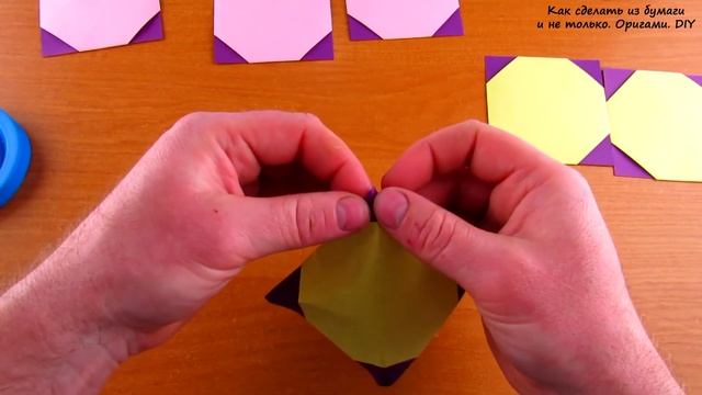 Как сделать из бумаги КУСУДАМА ШАР. Оригами из бумаги смотреть онлайн