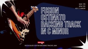 Минус для гитаристов До Минор Cm 125bpm 7/8 в стиле Фьюжн Fusion с остинатным басом