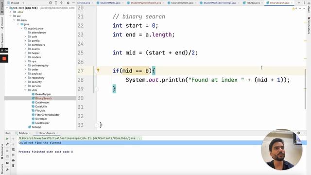 Mastering Binary Search in Java - Searching in Arrays | DSA | Placement Preparation смотреть онлайн
