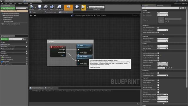 Jump and Stop Jumping in Unreal Engine 4 смотреть онлайн