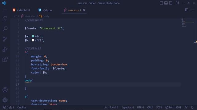 Creando un Proyecto con SASS смотреть онлайн