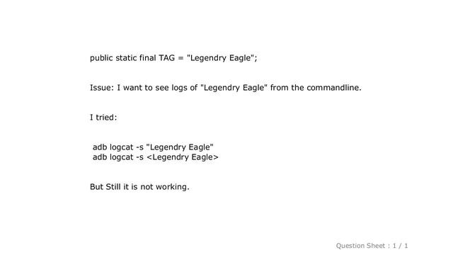 Android : Filtering Logcat Logs on commandline смотреть онлайн